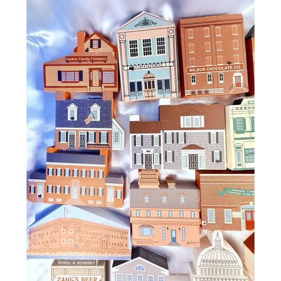 Rare Huge Lot 47 Cat’s Meow Village Signed Faline 1987–1997 Civil War Series - Picture 2 of 15